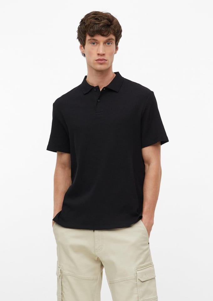 s.Oliver  Poloshirts Black Taglia: 3XL | Magliette basic Outlet | Uomo | Nero