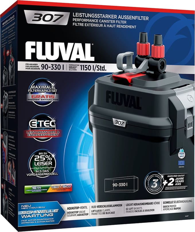 FLUVAL 307 1150 ltr./h. 16W. 90-330 L