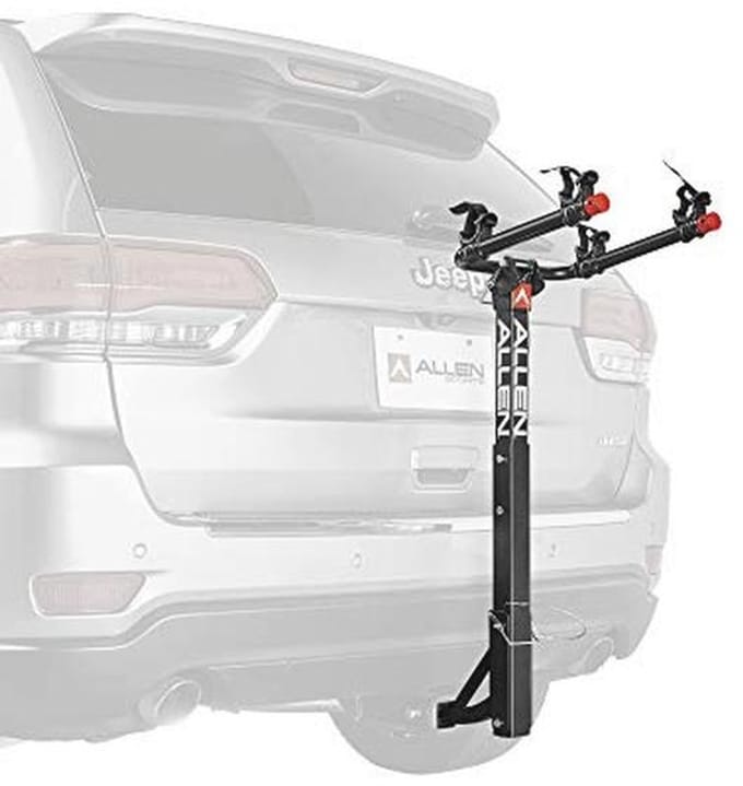 Deluxe 2-Bike Hitch Mount Rack - Ideaal voor Fietsen op Reis
