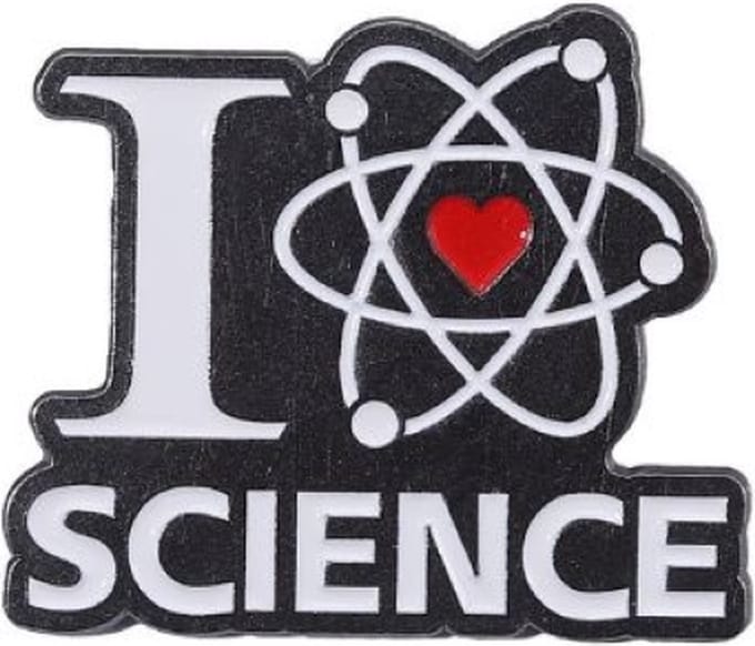 Pin Broche - enamel pin - kledingspeld - I science