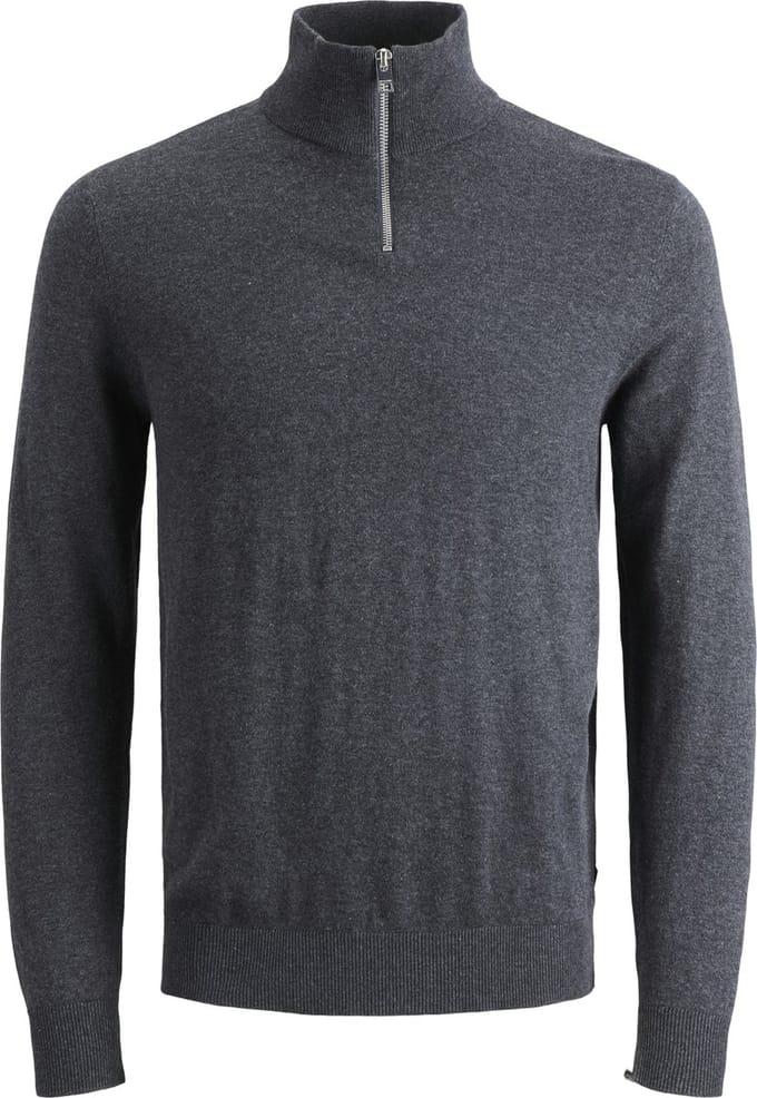 JACK&JONES - JJEEMIL KNIT HALF ZIP PLS - Heren - Gebreide truien