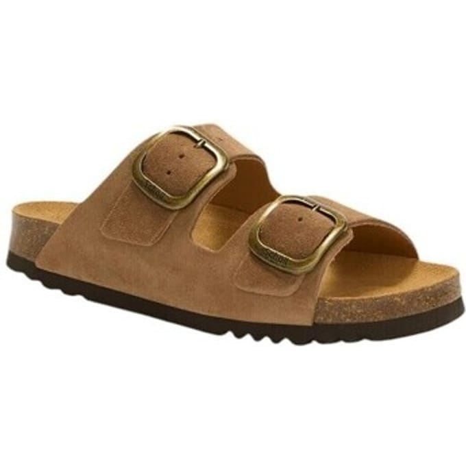 Scholl Noelle Sandalen taupe Suede - Maat 36