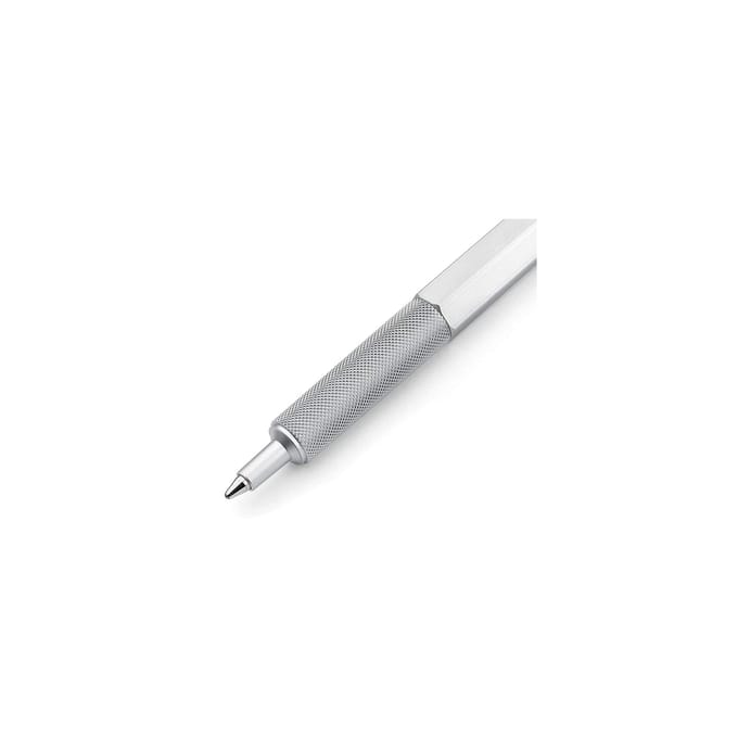 rOtring 600-balpen | medium punt | zwarte inkt | zilverkleurige behuizing | navulbaar