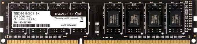 Team Group Elite 8GB DDR3 1600MHz (1 x 8 GB)