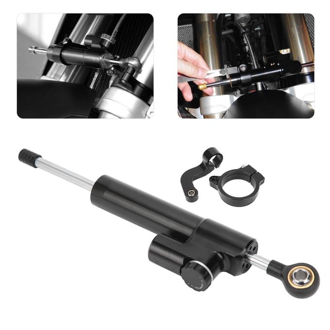 Motorfiets Stuurdemper Stabilisator Veiligheidscontrole Accessoire Geschikt voor R1200GS LC black