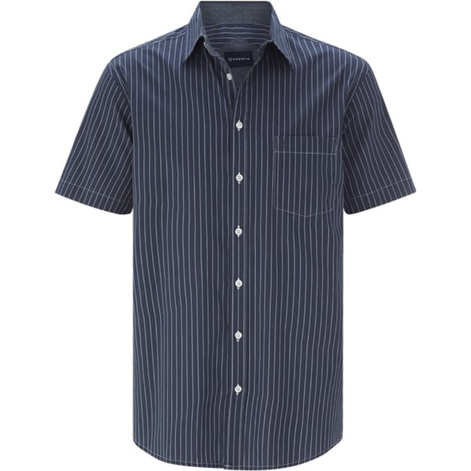Overhemd met korte mouwen NAPOLEO blauw