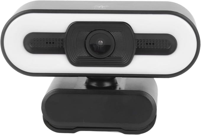 1080P Webcam met Microfoon en Luidspreker, Digitale HD USB Camera voor Conferenties, Nachtmodus en Ruisonderdrukking