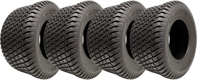 20x10.00-10 grasmaaierbanden, 4-laags Multi Turf Grass P332, goedgekeurd voor de openbare weg (set van 4)
