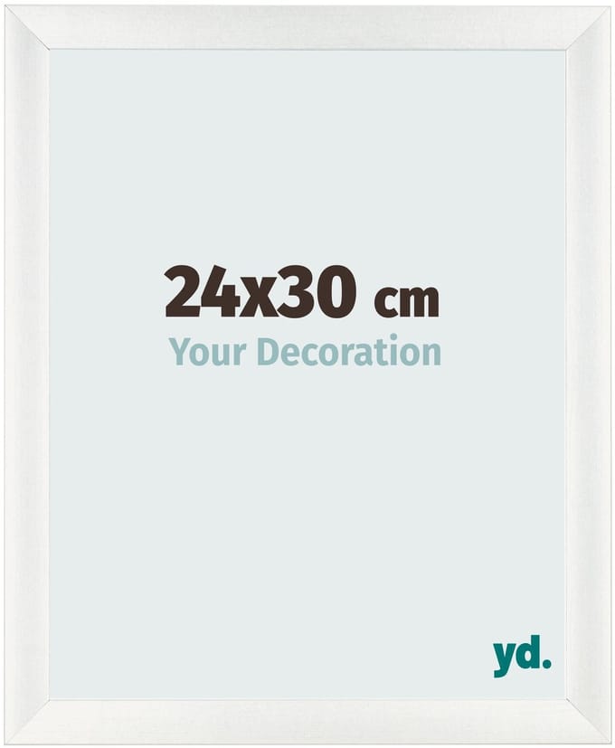 Your Decoration - Fotolijst 24x30 cm - MDF - Wit Geveegd - Pisa