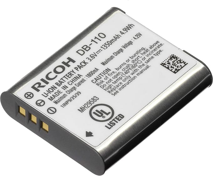 Oplaadbare Li-ion batterij voor camera's en camcorders