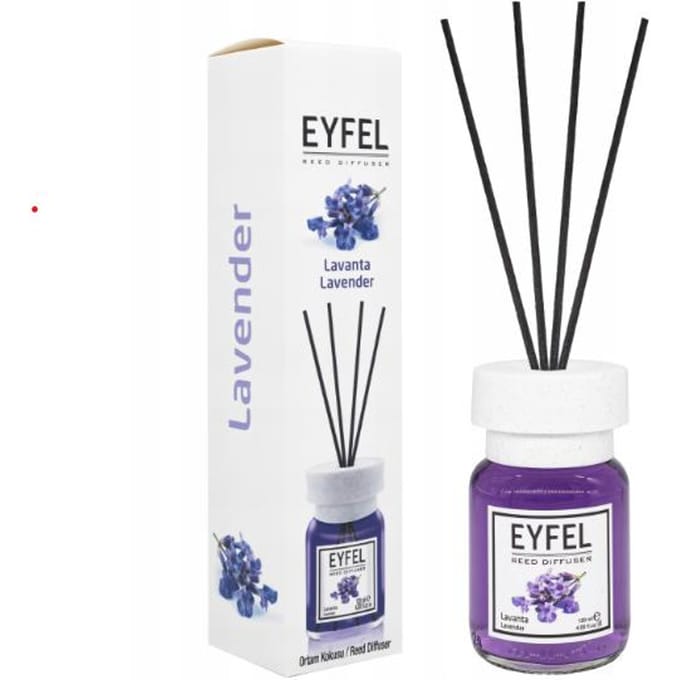 EYFEL - REED DIFFUSER - GEURSTOKJES - HUISPARFUM - LAVENDER - 120ML