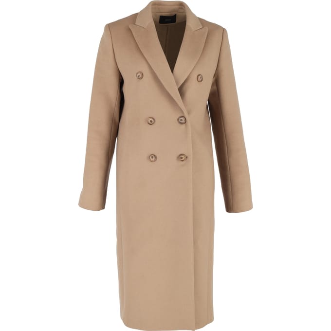 Joseph Dubbelzijdige Camia Jas in Beige Wol