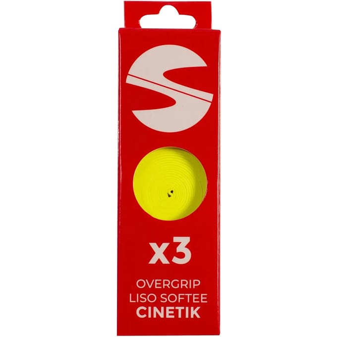 Set van 3 overgrips Glad Softee Cinetik Amarillo Flúor ÚNICA