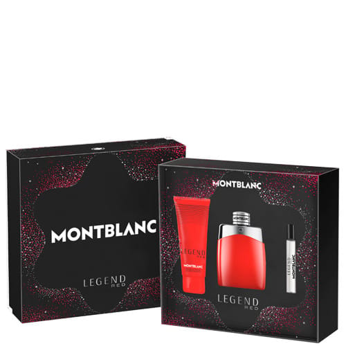 Mont Blanc Legend Red | 100 ml + 100 ml + 7.5 ml | Set 3st