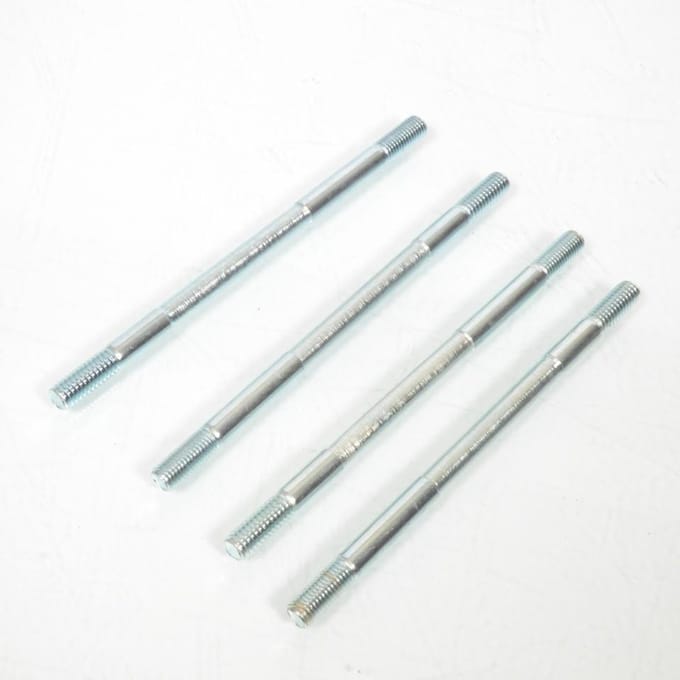 set van 4 cilinderbouten voor bromfiets mbk 51 Ø7mm l127mm nieuw av7 av10