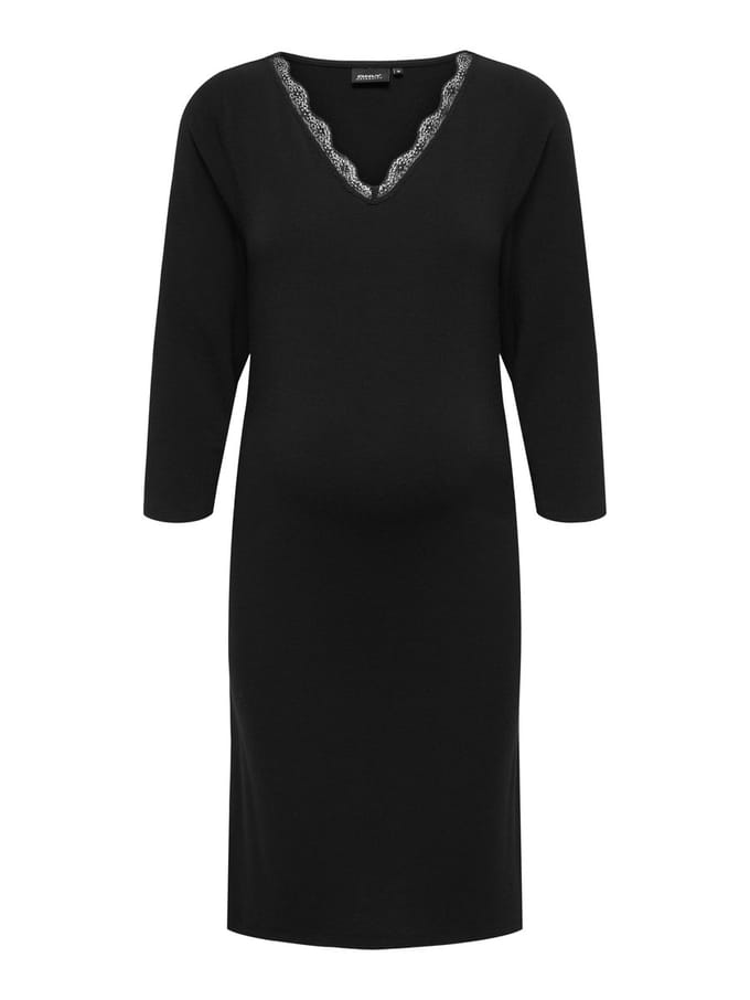 ONLY - OLMLOUISE LACE 3/4 V-NECK ABK DRESS JRS - Dames - Mini jurken