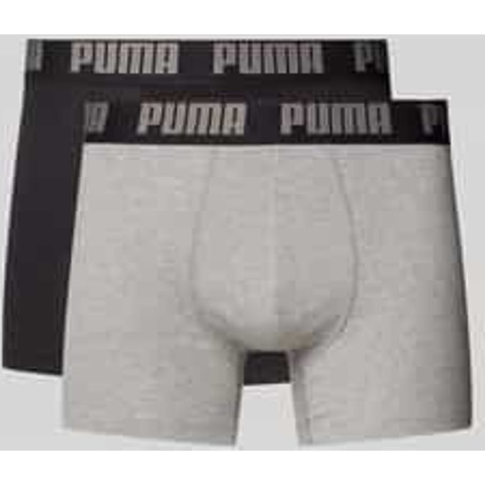 Puma Boxershorts Everyday Basic 2-pack Grey Melange / Black-M