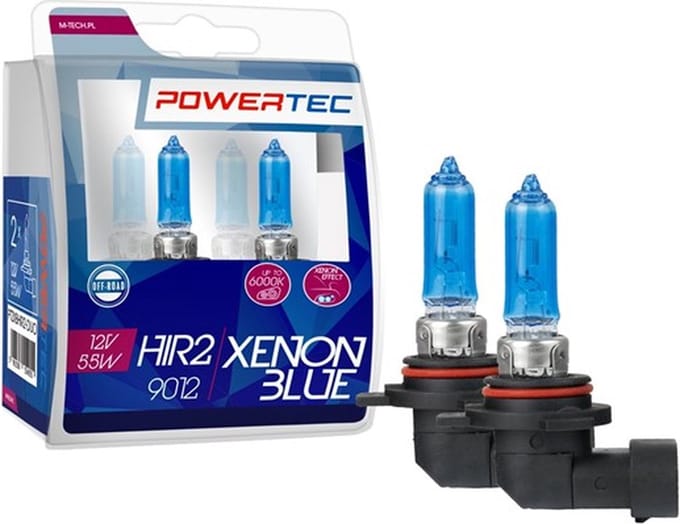 Powertec HIR2 12V Halogeenlampen – Xenon Blue – Set van 2 (DUO)