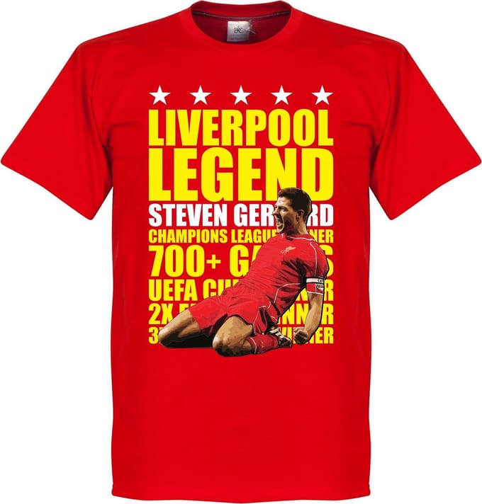 Steven Gerrard Legend T-Shirt - XS