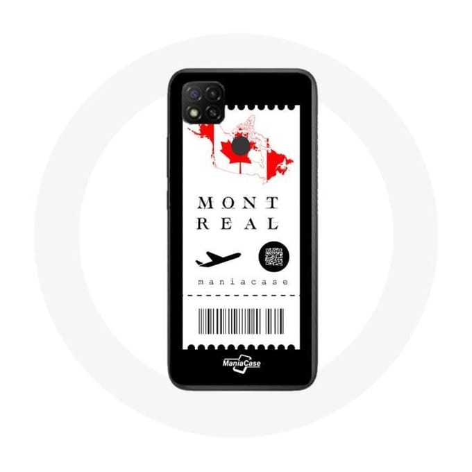 Xiaomi Redmi 9C Case Montreal-vliegticket