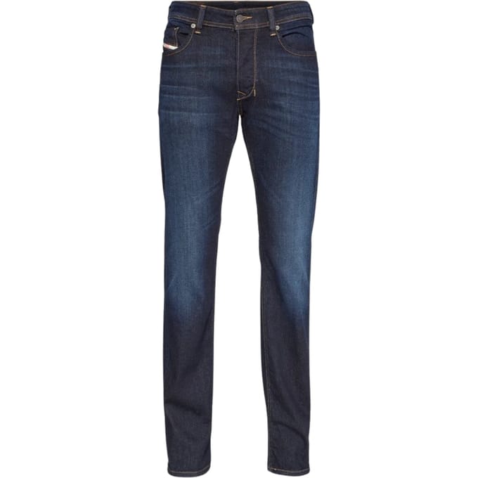 Diesel Larkee-X donkerblauwe jeans met rechte pasvorm
