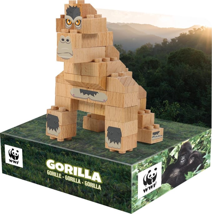FabBrix WWF Gorilla - 10% wordt gedoneerd aan WWF