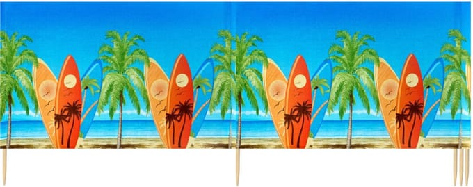 Garronda Strand Windscherm Met Stokken - Windscherm Strand – Windscherm – Camping – LA-EX-Wb-5m