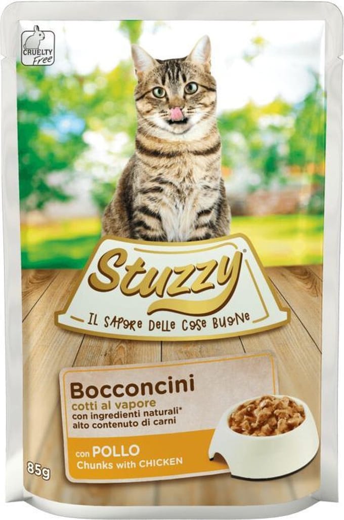 Stuzzy Kattenvoer Pouch Kip - 24 x 85 gr - Voordeelverpakking