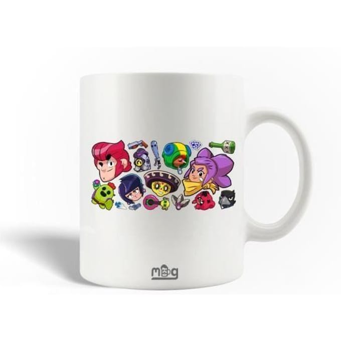 Mug - Brawl Stars - Céramique - 30cl - Compatible lave-vaisselle - Blanc