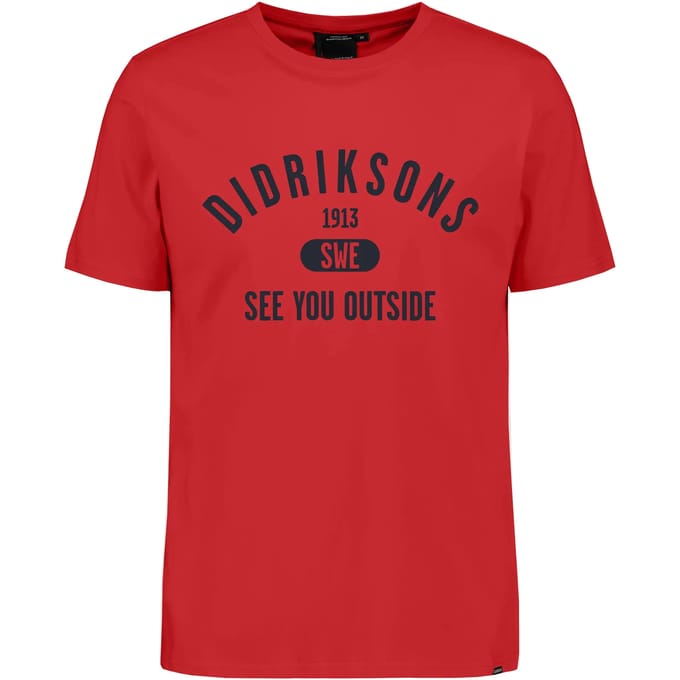 Katoenen T-shirt Didriksons Harald Collegiate