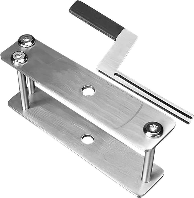 Wikkelroller Bokshandschoenen - Handwikkel Organizer - Sport Training - Robuuste Metalen Constructie - 16 x 10 x 8 cm - Zilverkleurig