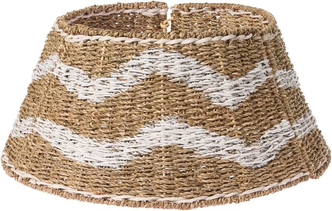HIVER - Kerstboomrok - Natuurlijk/Wit - ⌀ 60 cm - Zeegras