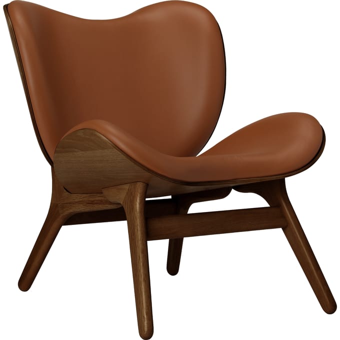 UMAGE A Conversation Piece fauteuil - eiken donker - Leder Hope cognac
