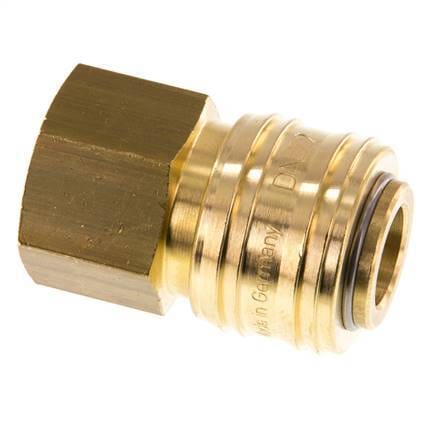 Messing DN 7.2 (Euro) Luchtkoppeling Snelkoppeling G 1/2 inch Binnendraad