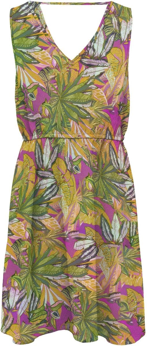 ONLY - ONLNOVA LIFE VIS SARA STRING DRESS WVN - Meisjes - Mini jurken