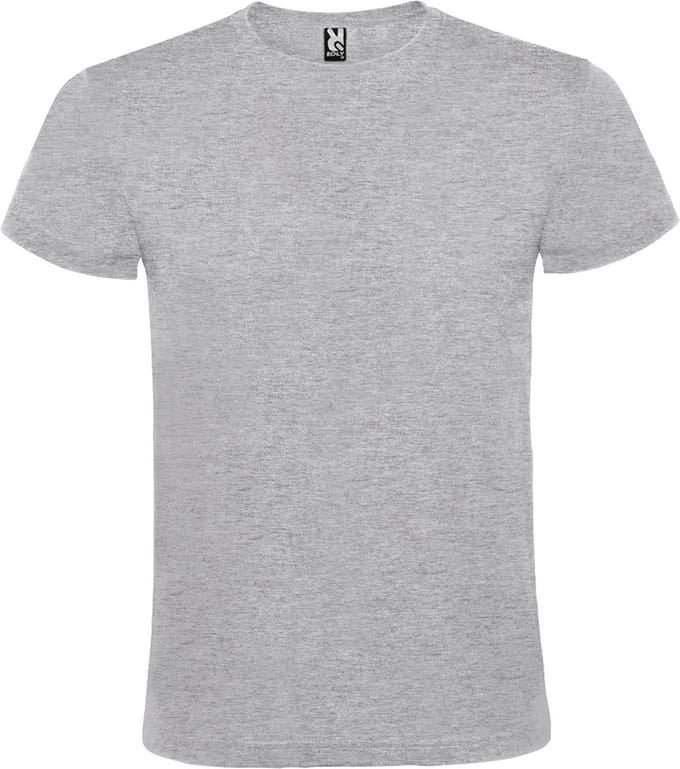 Heather Grijs 5 pack t-shirts Merk Roly Atomic 150 maat S