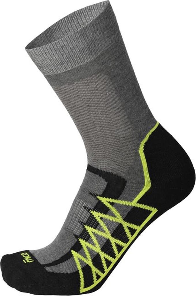 Mico - Medium Weight Hike Crew Socks - Grijs -S