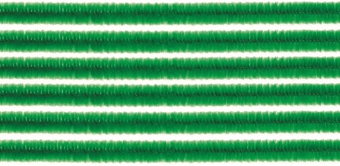 Chenilledraad - 30x - groen - 50 cm - hobby/knutsel materialen
