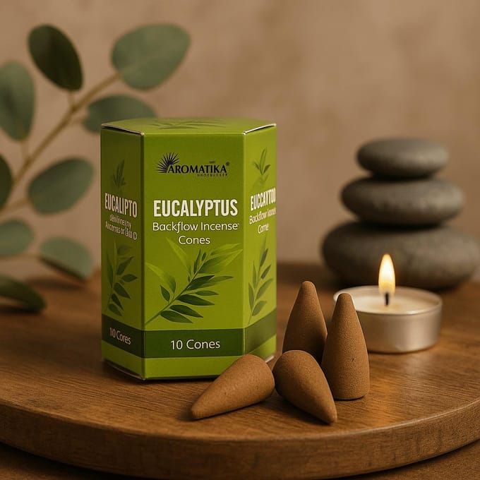 Masala Backflow Wierookpakket van 10 - Eucalyptus
