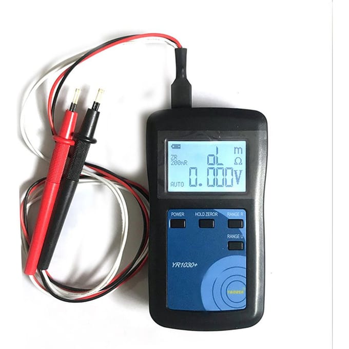 YR1030+ Hoognauwkeurig intern weerstandstestinstrument voor lithiumbatterijen Echte 4-draadsbatterij veelkleurig