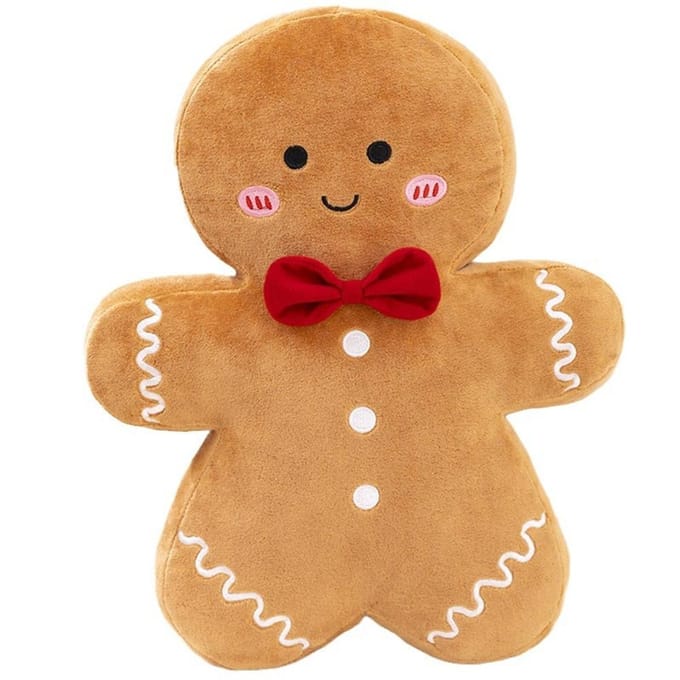 Kerst Peperkoekman 15cm Zacht Dier Geweldig Cadeau Pluche Poppetje Speelgoed brown