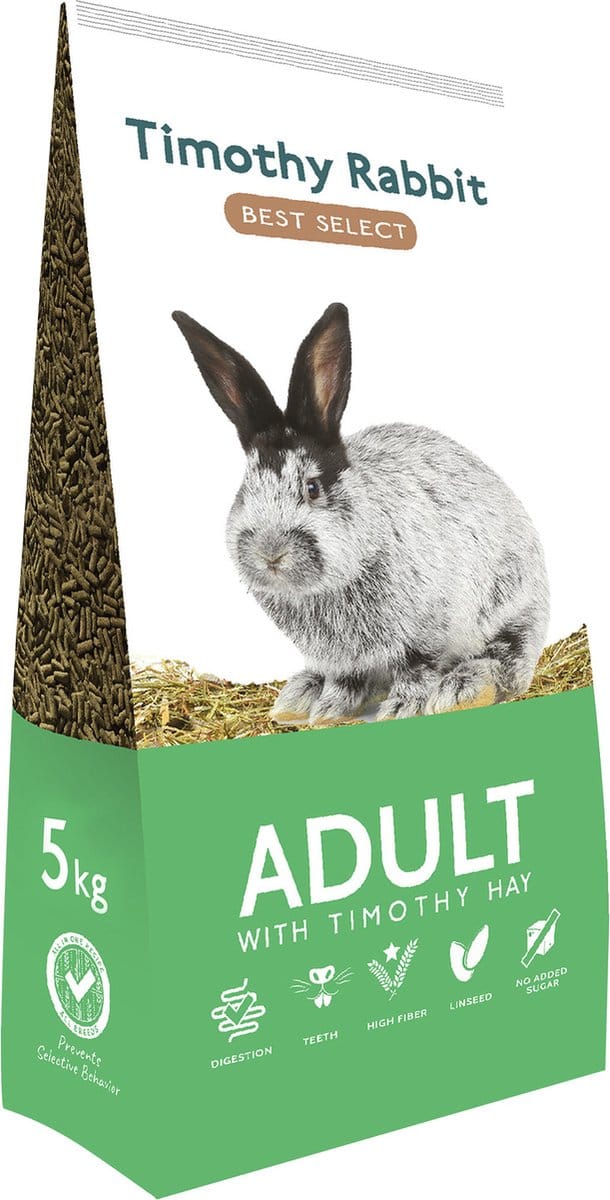 Timothy Rabbit Best Select - Konijnenvoer - 5 kg