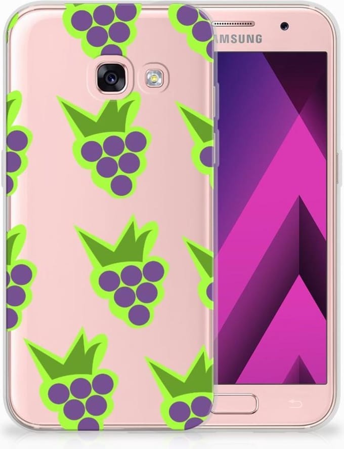 Samsung Galaxy A3 2017 Siliconen Case Druiven