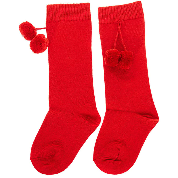 Lange Socken mit Quasten 17I25002 Baby