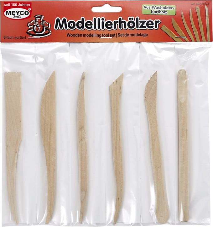 Meyco Boetseerspatels - Set van 6 stuks