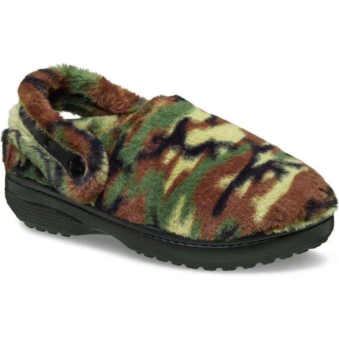 Crocs Classic Unfurgettable Clog Polyester Mix Heren Army Green Klompen