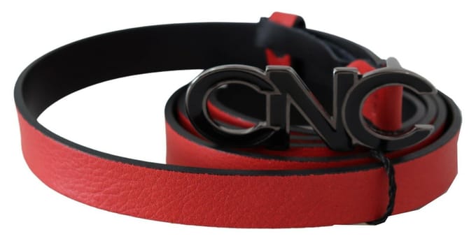 Costume National Riem Rode Leer