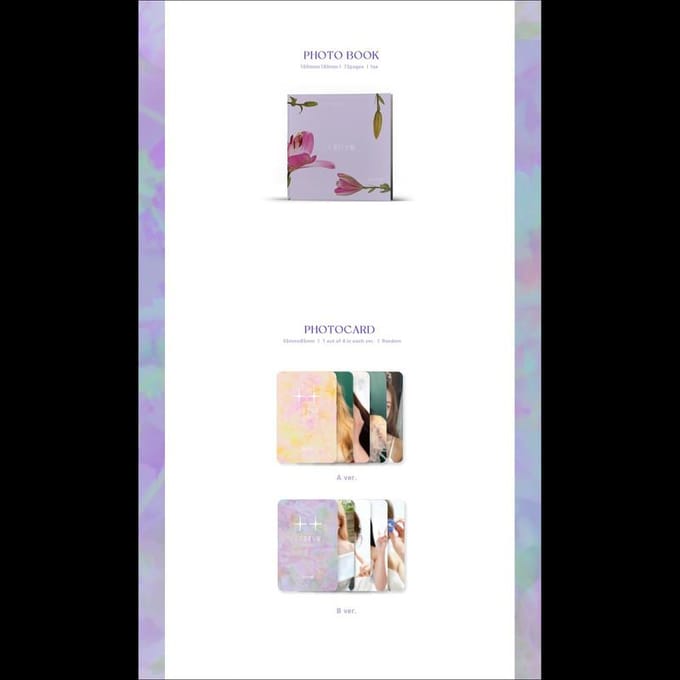 LABOUM [BLOSSOM] 3e Mini-album NO POSTER gray