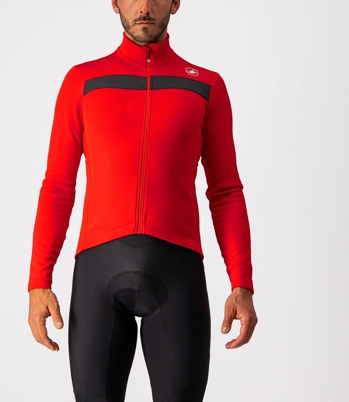 Castelli PURO 3 Fietsshirt FZ Red - Mannen - maat S