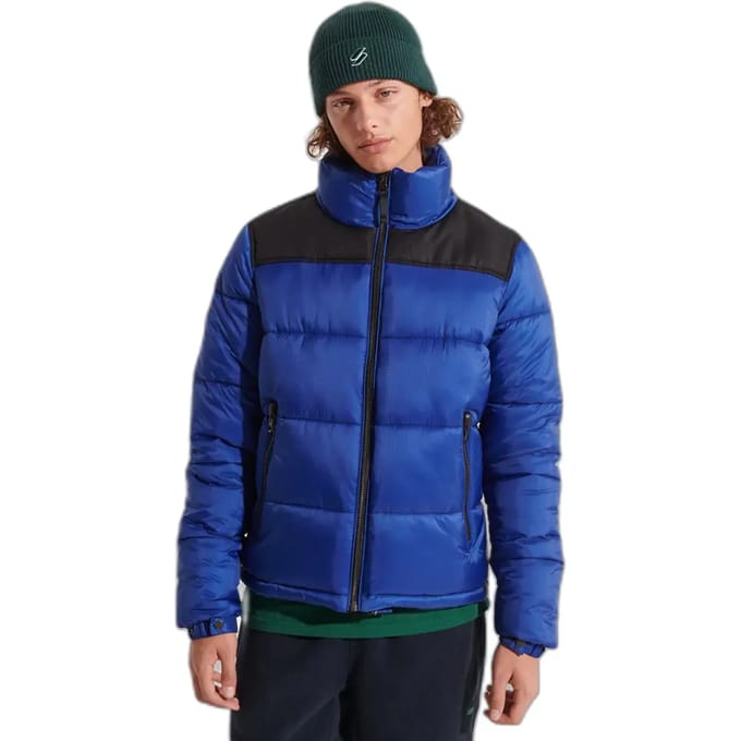 Superdry Code Jas Blauw L Man